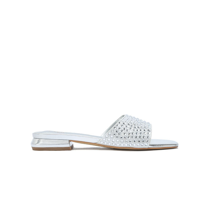 FYOR Flat Sandal #color_silver