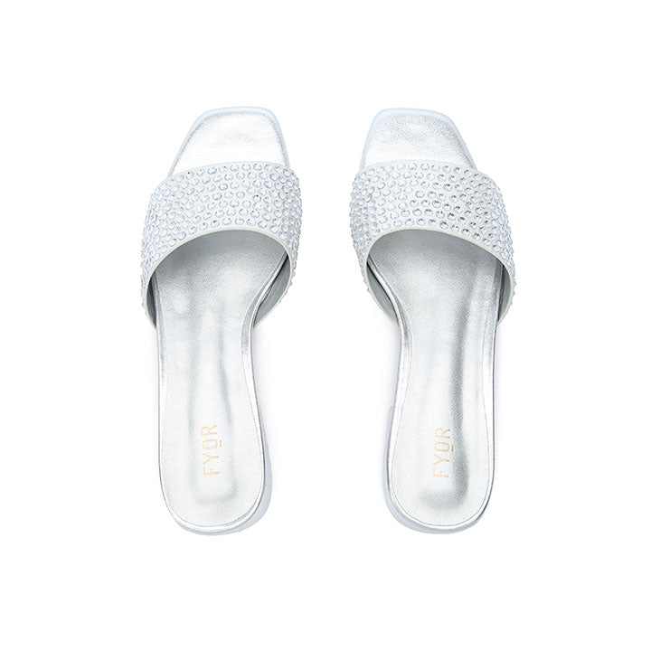 FYOR Flat Sandal #color_silver