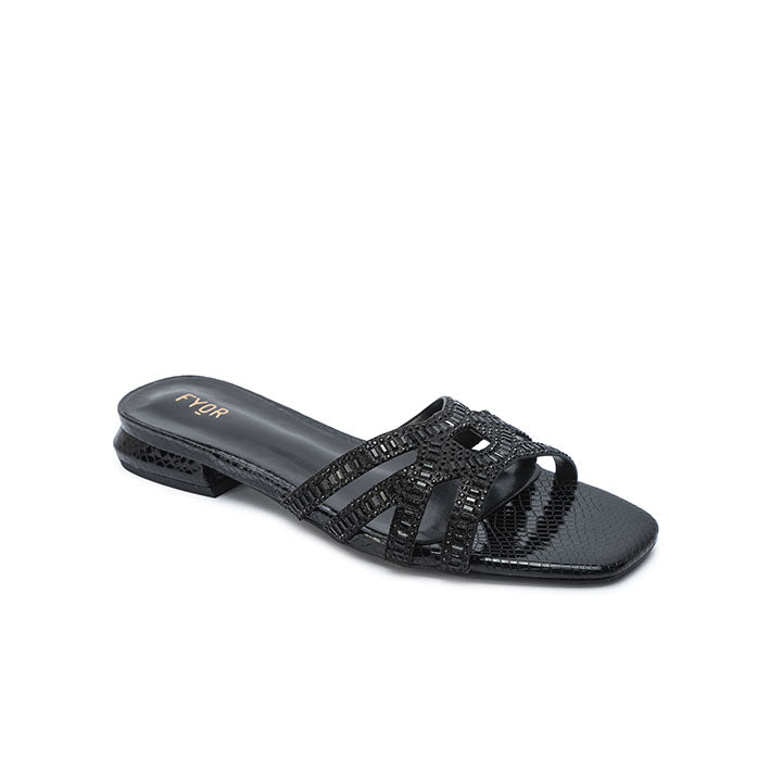 HL 262 Flat Sandal #color_black