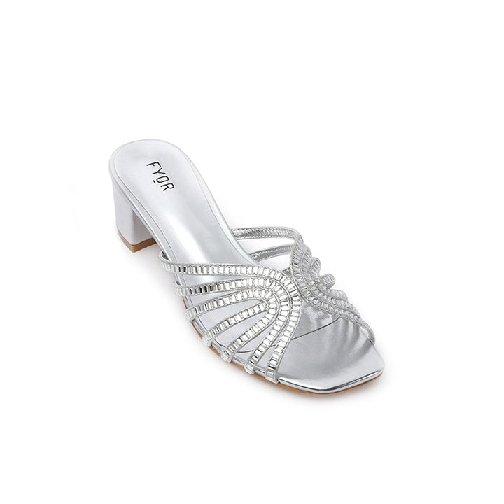 Fyor HL 122 Box Heel #color_silver