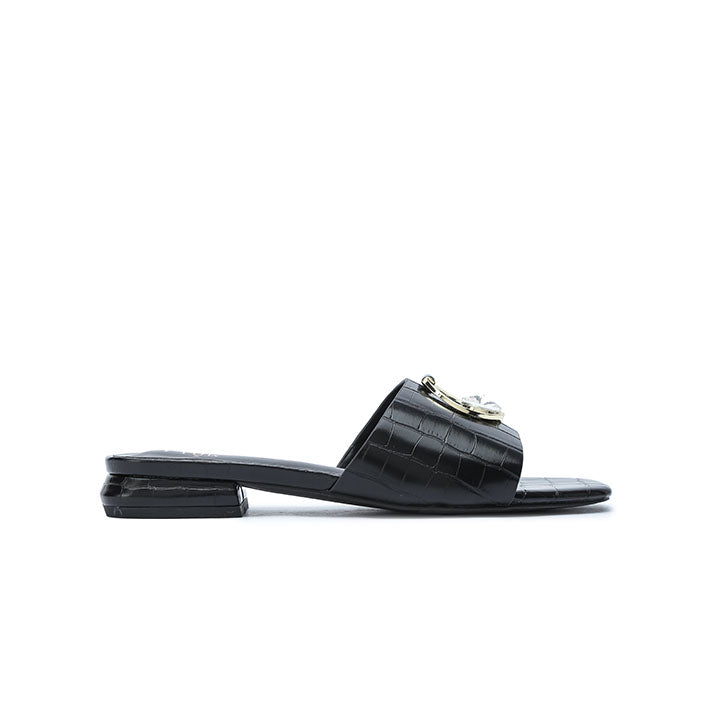 FYOR Flat Sandal #color_black