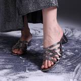 Fyor HL 184 Box Heel #color_pewter