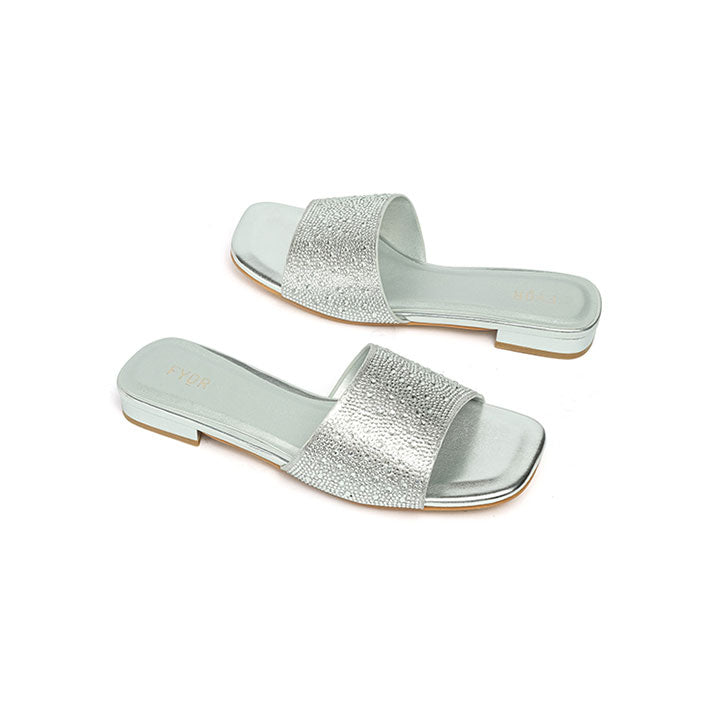 Fyor HL 162 Flat sandal #color_silver