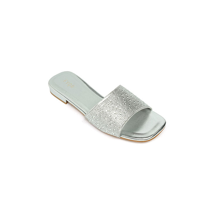 Fyor HL 162 Flat sandal #color_silver