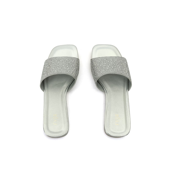 Fyor HL 162 Flat sandal #color_silver