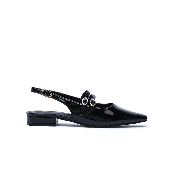 FYOR Flat Sandal #color_black