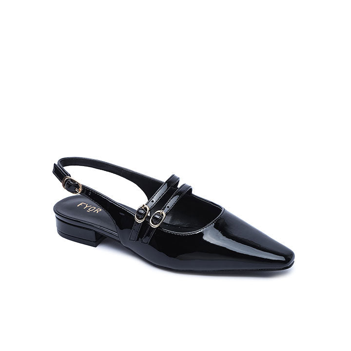 FYOR Flat Sandal #color_black