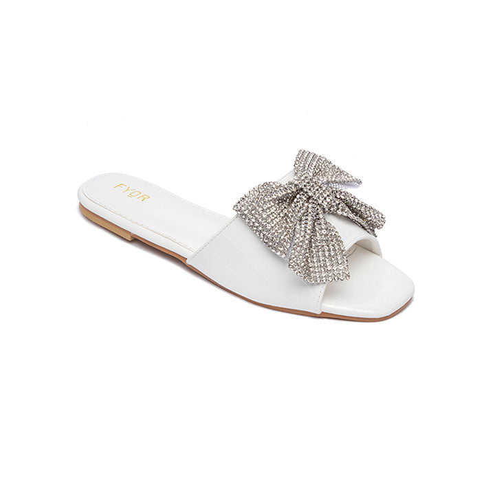 Fyor MY 217 Flat sandal #color_white