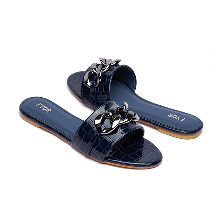 Fyor MY 197 Flat #color_navy-blue