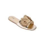 Fyor MY 210 Flat sandal #color_gold