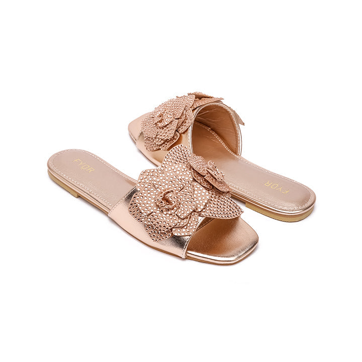 Fyor MY 210 Flat sandal #color_peach