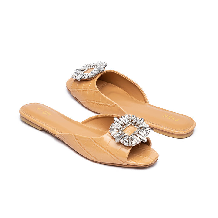 Fyor MY 212 Flat sandal #color_beige