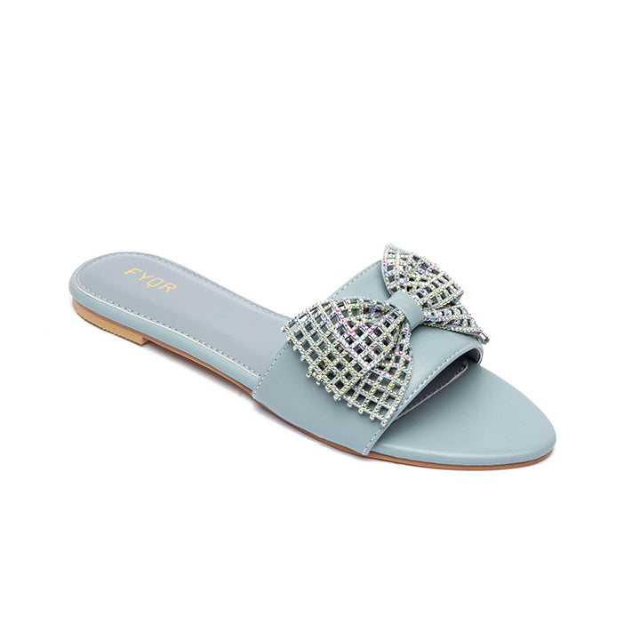 Fyor MY 216 Flat sandal #color_sky-blue
