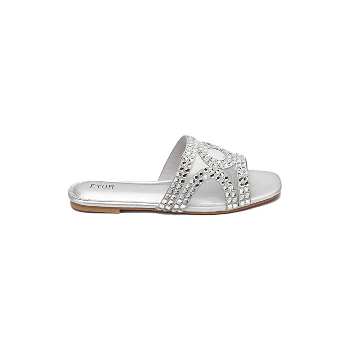 Fyor MY 233 Flat sandal #color_silver
