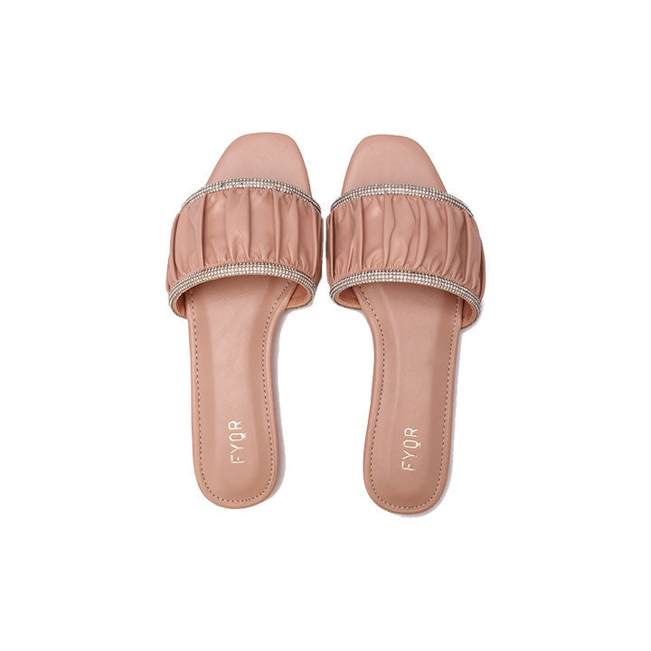 Fyor MY 243 Flat sandal #color_peach