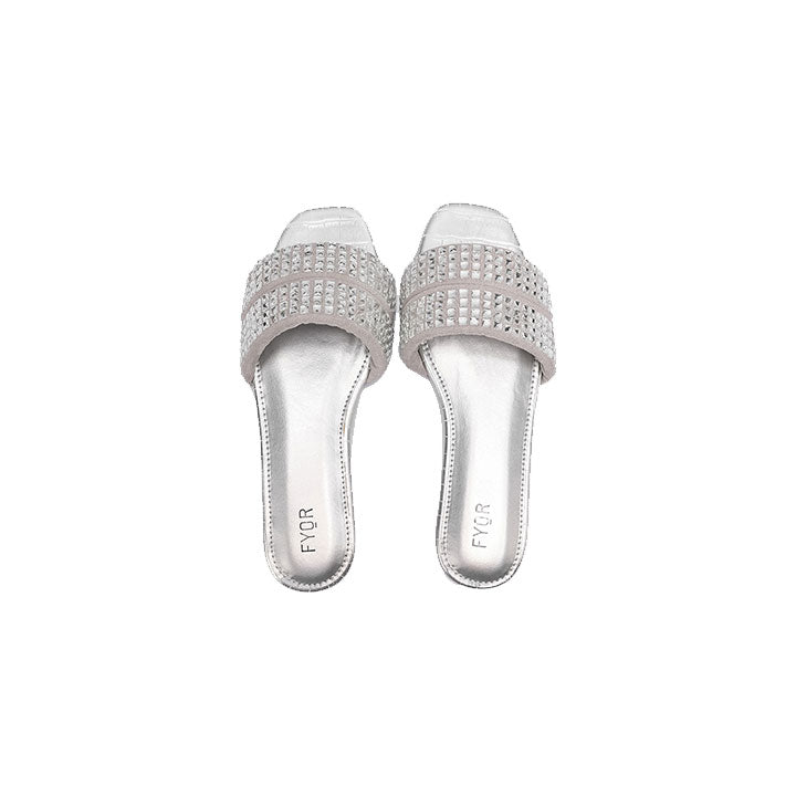 Fyor MY 237 Flat sandal #color_silver