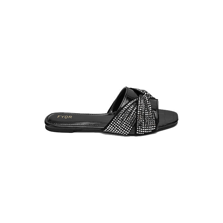 Fyor MY 238  Flat sandal #color_black