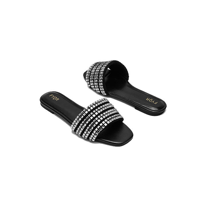 Fyor MY 240 Flat sandal #color_black