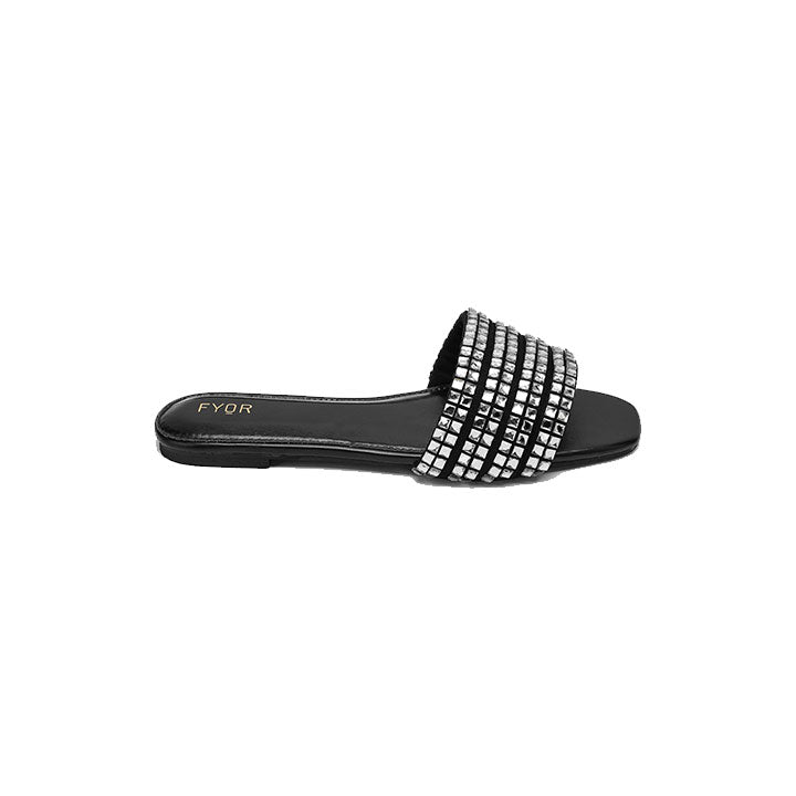 Fyor MY 240 Flat sandal #color_black