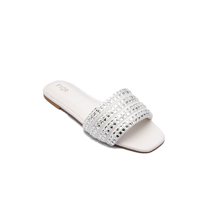 Fyor MY 240 Flat sandal #color_white