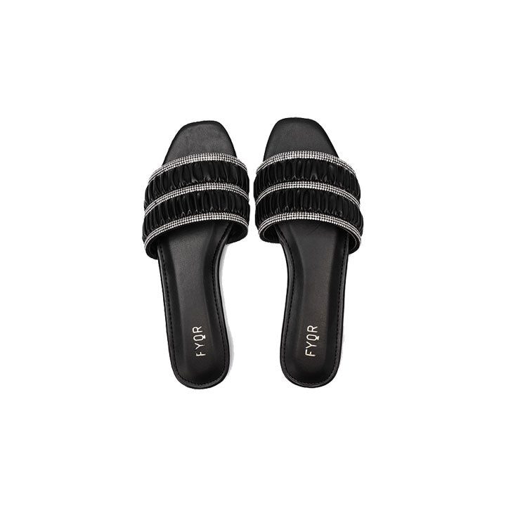 Fyor MY 242 Flat sandal #color_black