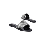 Fyor MY 244 Flat sandal #color_black