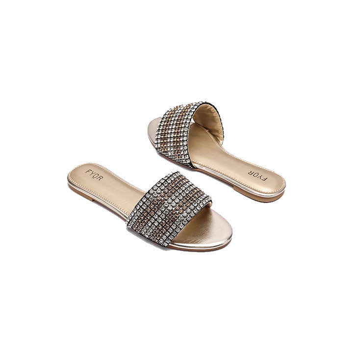 Fyor MY 245 Flat sandal #color_gold