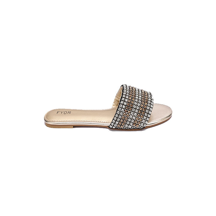 Fyor MY 245 Flat sandal #color_gold