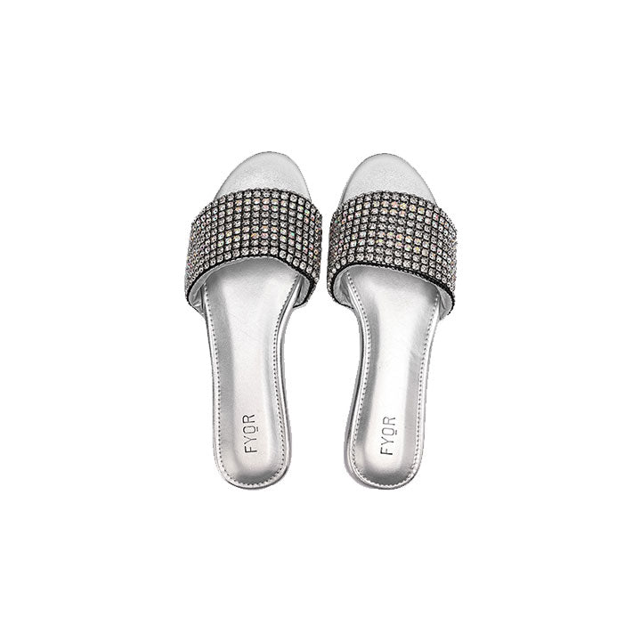 Fyor MY 245 Flat sandal #color_silver