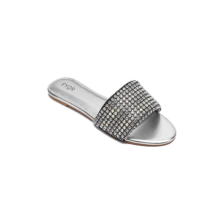 Fyor MY 245 Flat sandal #color_silver