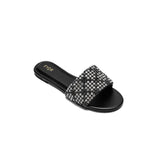 Fyor MY 246 Flat sandal #color_black