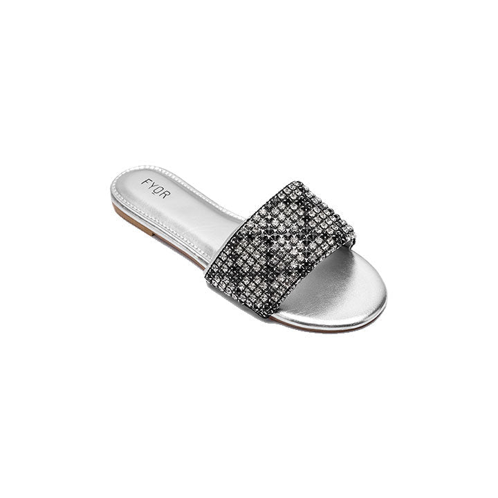 Fyor MY 246 Flat sandal #color_silver