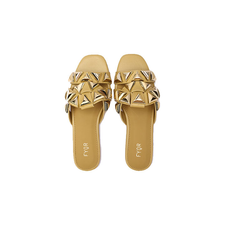 Fyor MY 250  Flat sandal #color_mustard