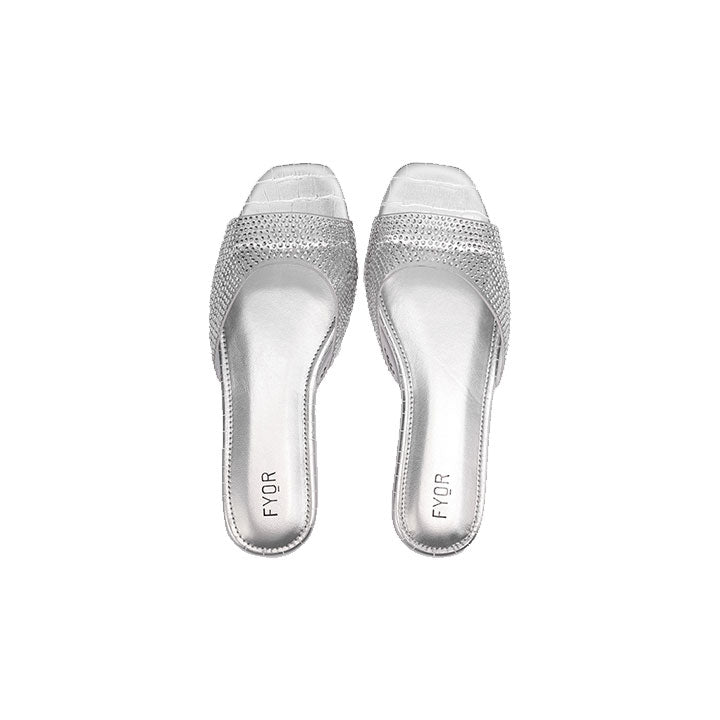 Fyor MY 254 Flat sandal #color_silver