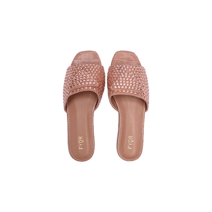 Fyor MY 256 Flat sandal #color_peach
