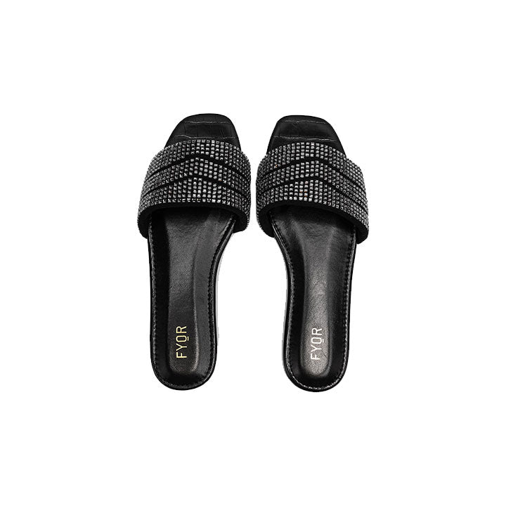 Fyor MY 257 Flat sandal #color_black