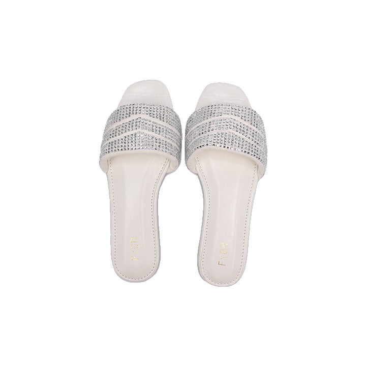 Fyor MY 257 Flat sandal #color_white