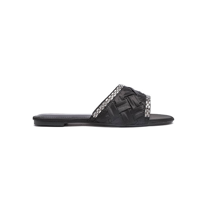 Fyor MY 263 Flat sandal #color_black