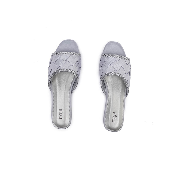 Fyor MY 263 Flat sandal #color_silver