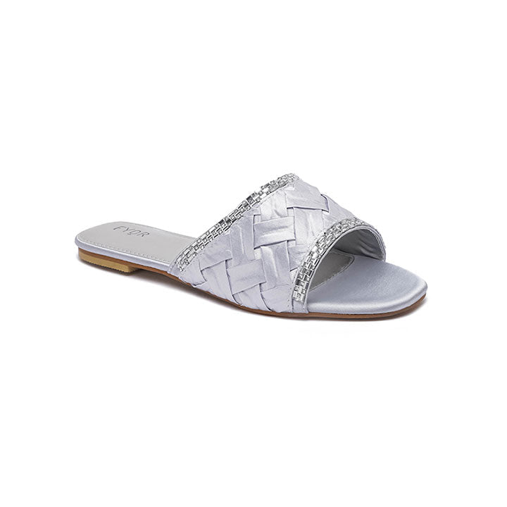 Fyor MY 263 Flat sandal #color_silver