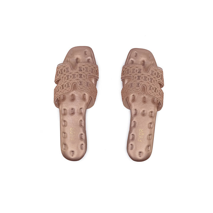 Fyor MY 264 Flat sandal #color_peach