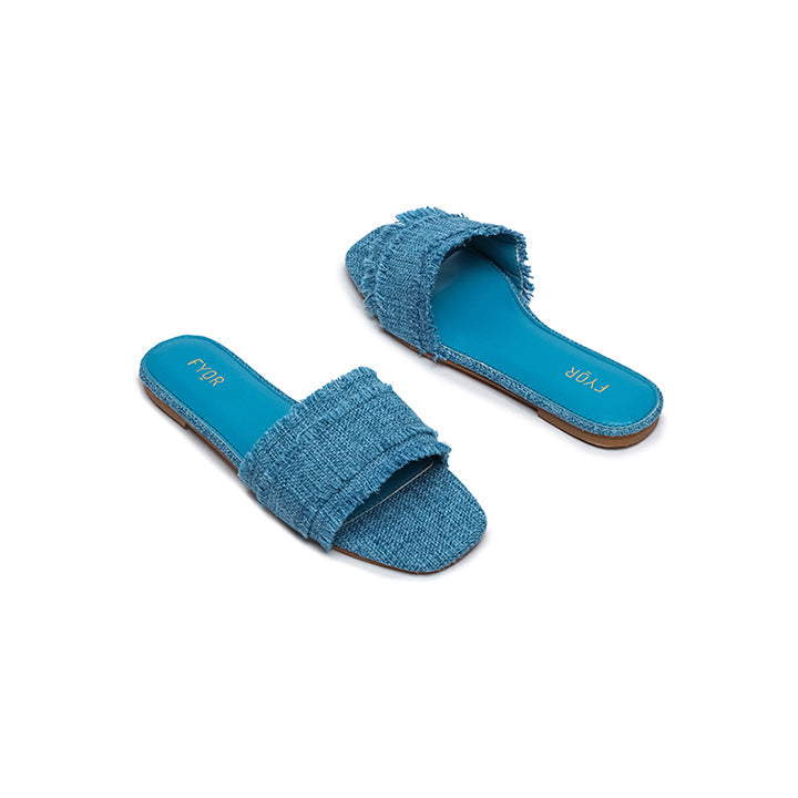 Fyor MY 273 Flat sandal #color_d-blue