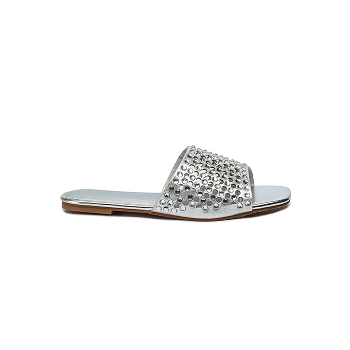Fyor MY 286 Flat sandal #color_silver