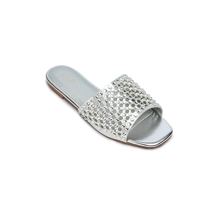 Fyor MY 286 Flat sandal #color_silver