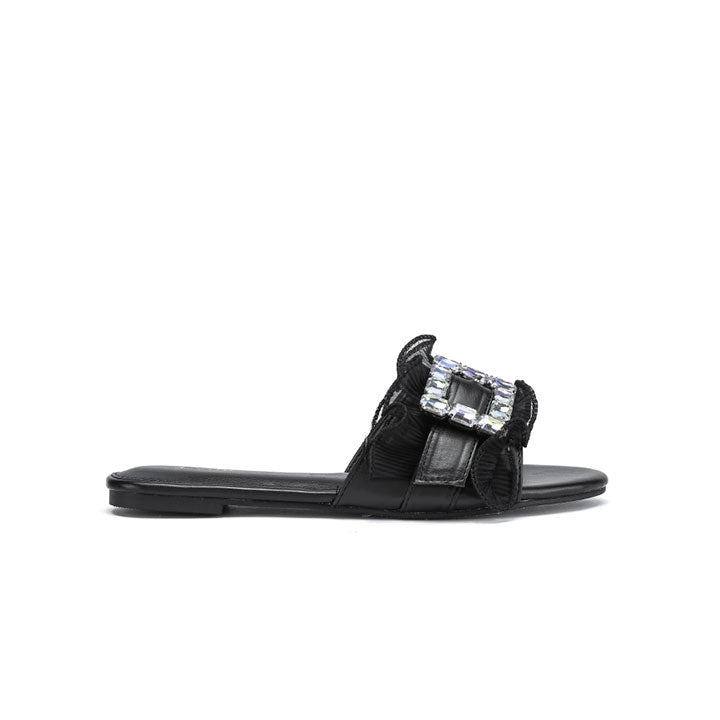Fyor MY 316 Flat sandal #color_black