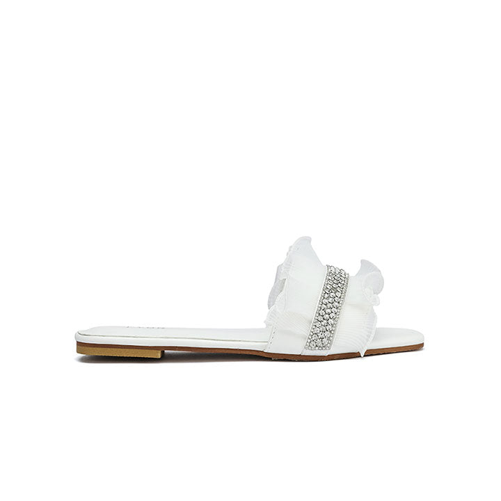 Fyor MY 317 Flat sandal #color_white