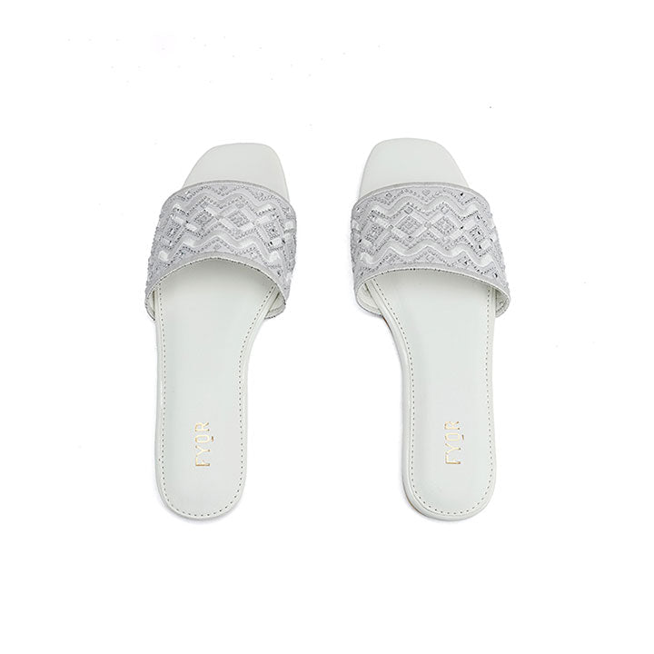 Fyor MY 320 Flat sandal #color_white