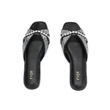 Fyor MY 326 Flat sandal #color_black
