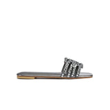 Fyor MY 329 Flat sandal #color_gunmetal