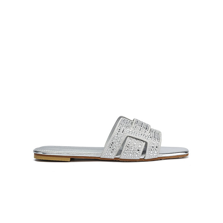 Fyor MY 332 Flat sandal #color_silver
